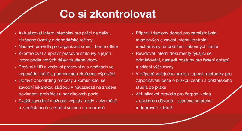 Co si zkontrolovat