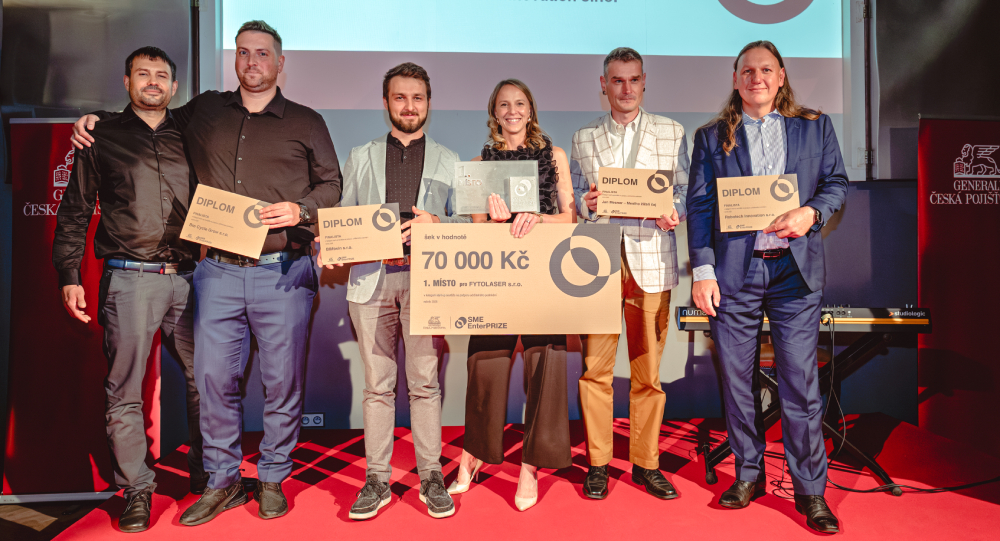 Oceněné startupy soutěže SME EnterPRIZE 2025
